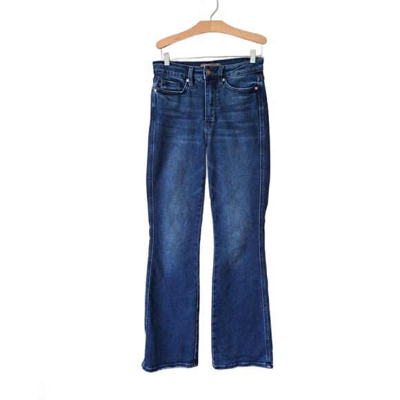 JUDY BLUE High Waist Bootcut Jeans Size 3/26 Dark Wash Embroidered Pocket - Picture 2 of 8